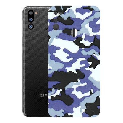 Samsung M/F/Note/Flip and C Phone Skins (All Models) - Powerfull Military Camoflauge - 3D Embossed Finish (L-49) Samsung Galaxy M21 2021