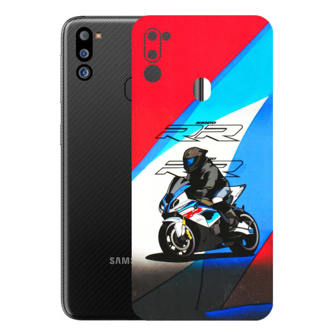 Samsung M/F/Note/Flip and C Phone Skins (All Models) - Bikers Love - 3D Embossed Finish (L-58) Samsung Galaxy M21 2021