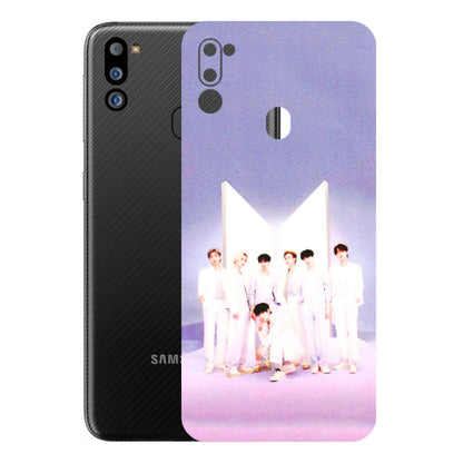 Samsung M/F/Note/Flip and C Phone Skins (All Models) - BTS - 3D Embossed Finish (L-94) Samsung Galaxy M21 2021