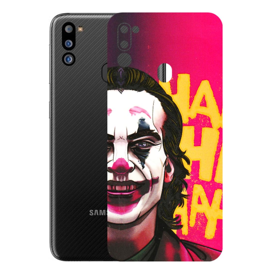Samsung M/F/Note/Flip and C Phone Skins (All Models) - Joker Evil Laugh - 3D Embossed Finish (L-97) Samsung Galaxy M21 2021