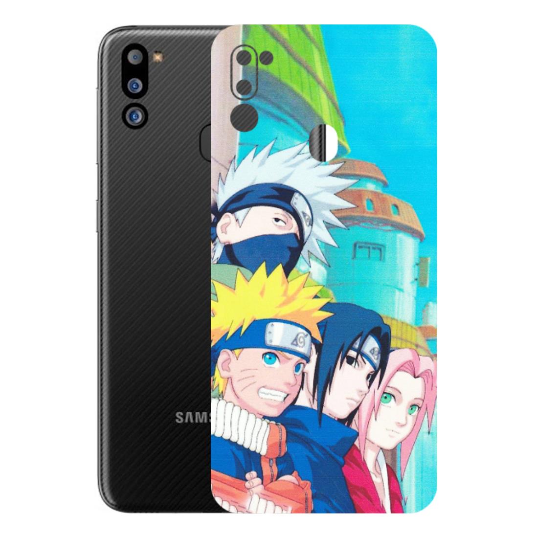 Samsung M/F/Note/Flip and C Phone Skins (All Models) - Team Minato And Kakashi - Matte Finish (M-101) Samsung Galaxy M21 2021