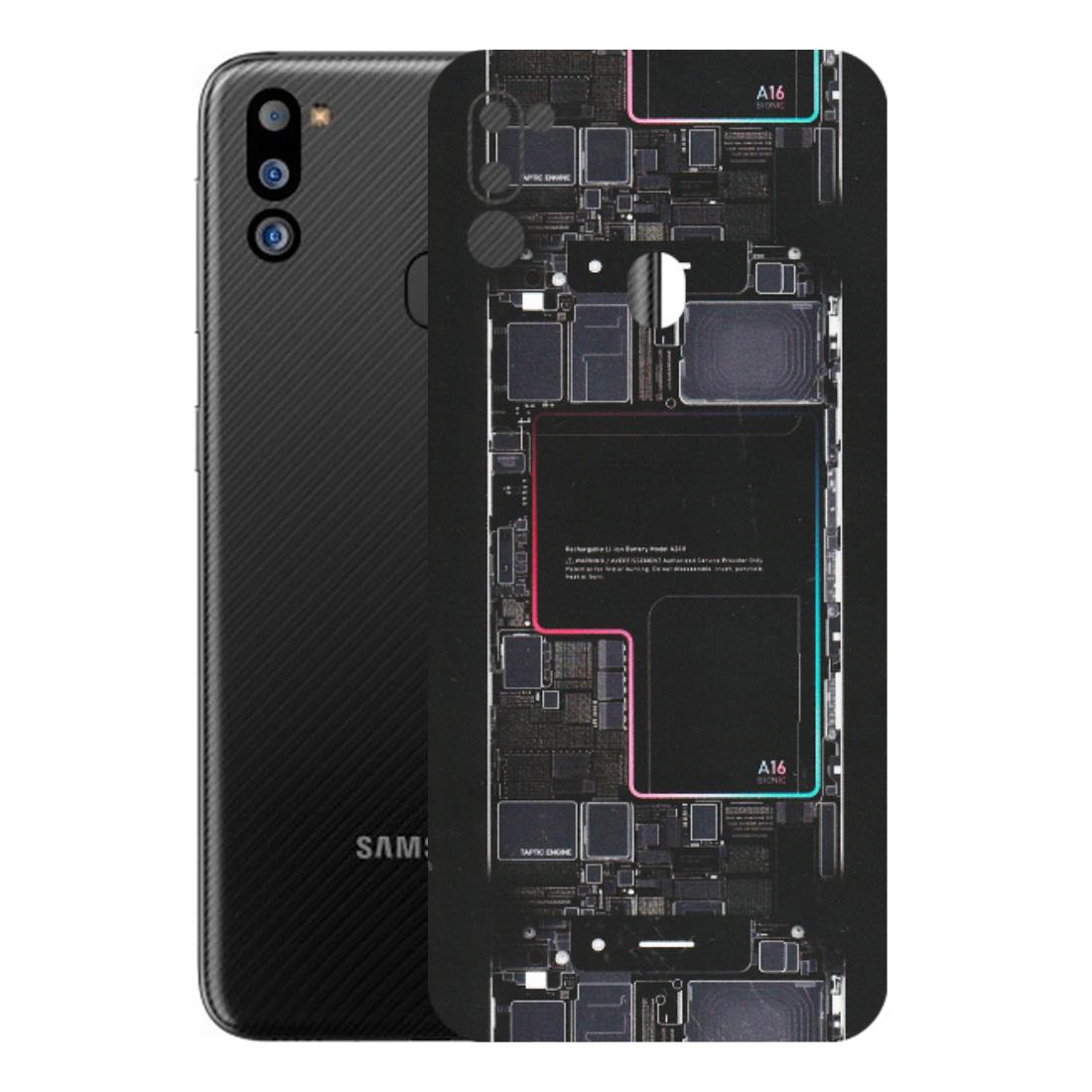 Samsung M/F/Note/Flip and C Phone Skins (All Models) - Motherboard Circuit Layout - Matte Finish (M-117) Samsung Galaxy M21 2021
