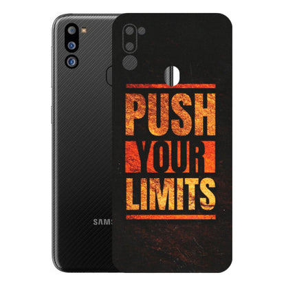 Samsung M/F/Note/Flip and C Phone Skins (All Models) - Push Your Limits - Matte Finish (M-118) Samsung Galaxy M21 2021