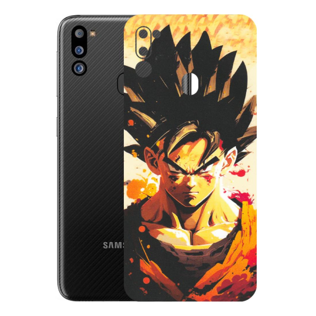 Samsung M/F/Note/Flip and C Phone Skins (All Models) - Angry Goku - Matte Finish (M-12) Samsung Galaxy M21 2021