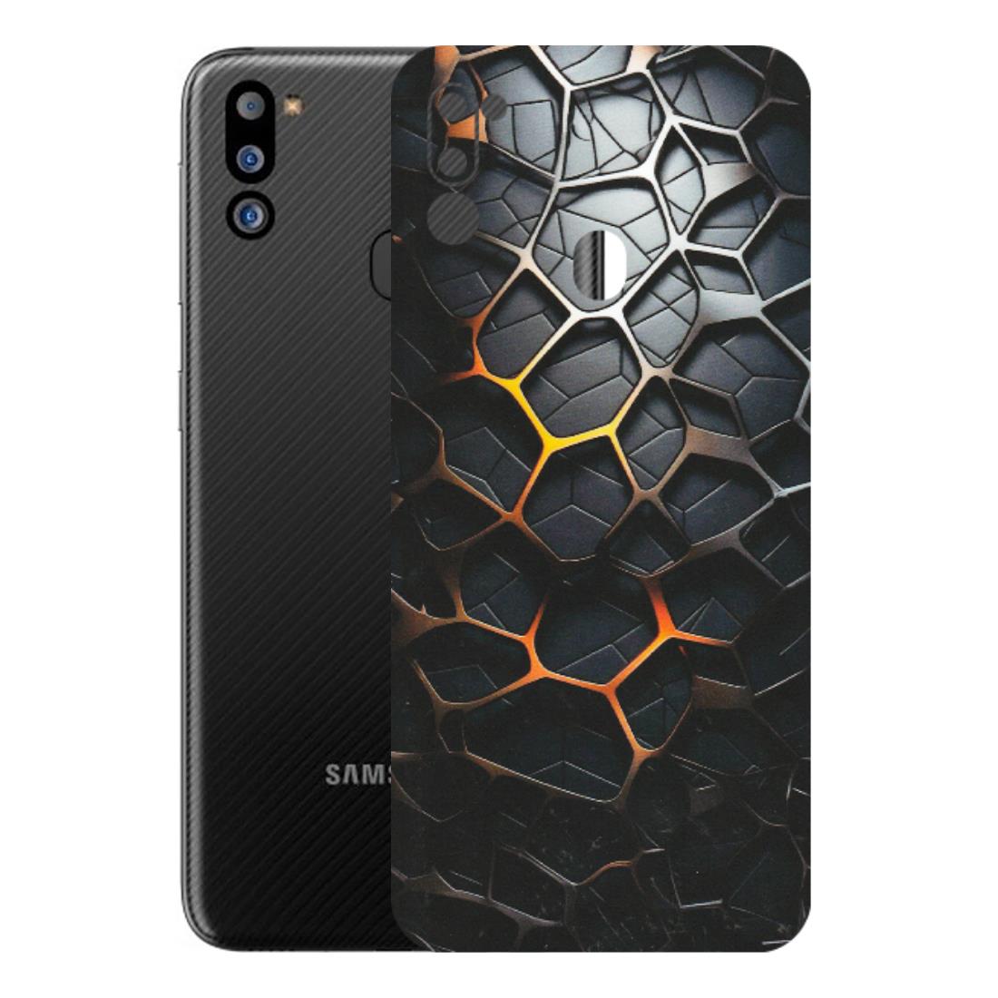 Samsung M/F/Note/Flip and C Phone Skins (All Models) - New Abstract Graphite Tiles - Matte Finish (M-130) Samsung Galaxy M21 2021