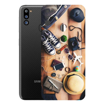 Samsung M/F/Note/Flip and C Phone Skins (All Models) - Travel Wanderlust - Matte Finish (M-133) Samsung Galaxy M21 2021
