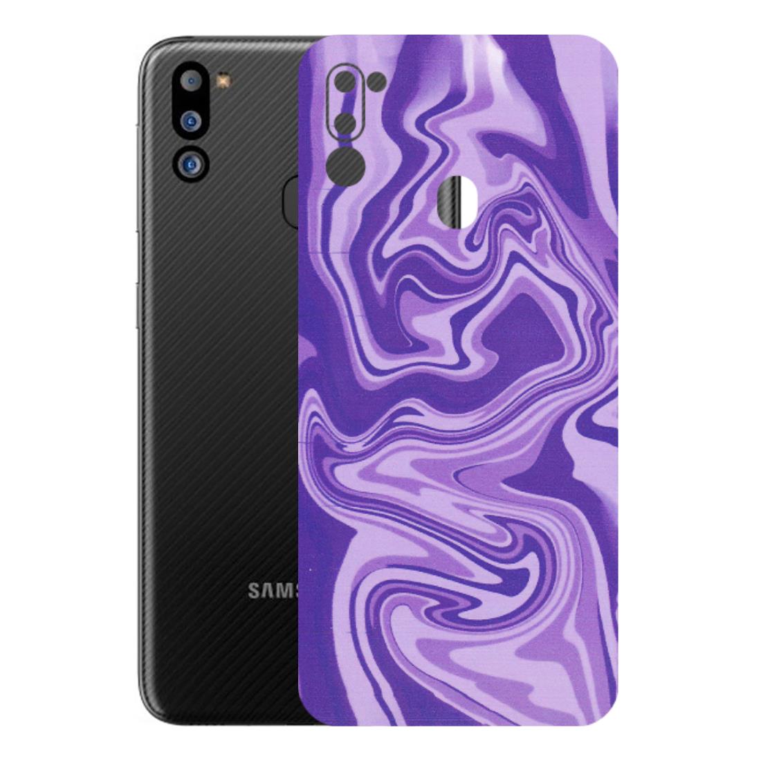 Samsung M/F/Note/Flip and C Phone Skins (All Models) - Hazy Purple Nights - Matte Finish (M-14) Samsung Galaxy M21 2021