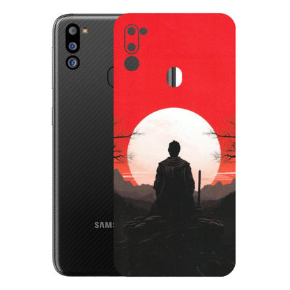 Samsung M/F/Note/Flip and C Phone Skins (All Models) - Samurai Anime - Matte Finish (M-141) Samsung Galaxy M21 2021