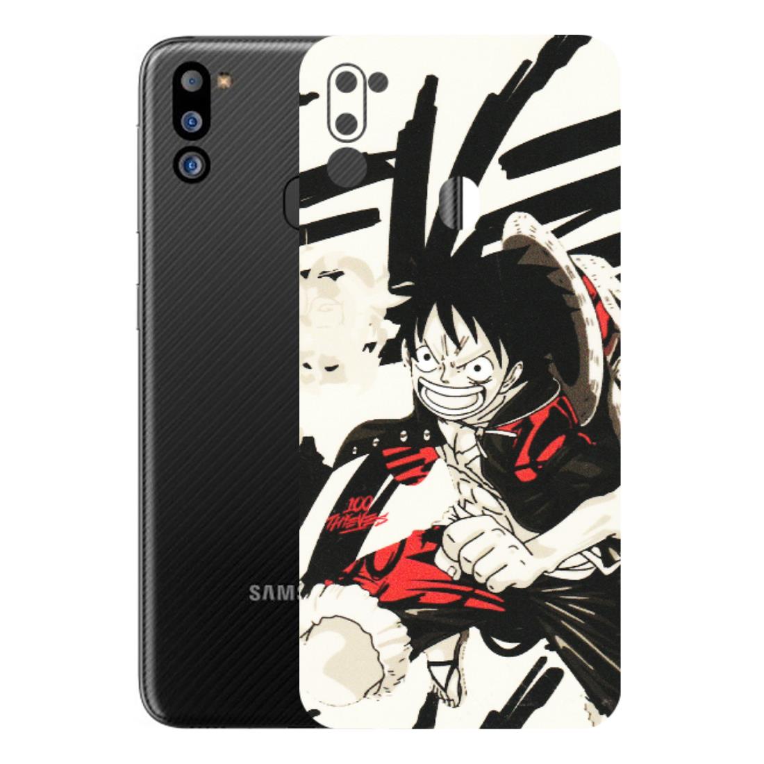 Samsung M/F/Note/Flip and C Phone Skins (All Models) - Monkey D.Luffy Manga Anime - Matte Finish (M-145) Samsung Galaxy M21 2021