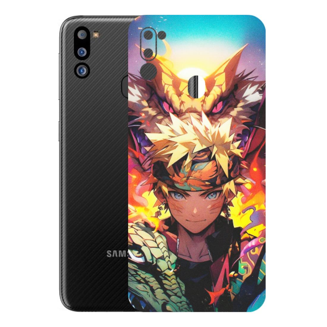 Samsung M/F/Note/Flip and C Phone Skins (All Models) - Angry Naruto Anime - Matte Finish (M-148) Samsung Galaxy M21 2021
