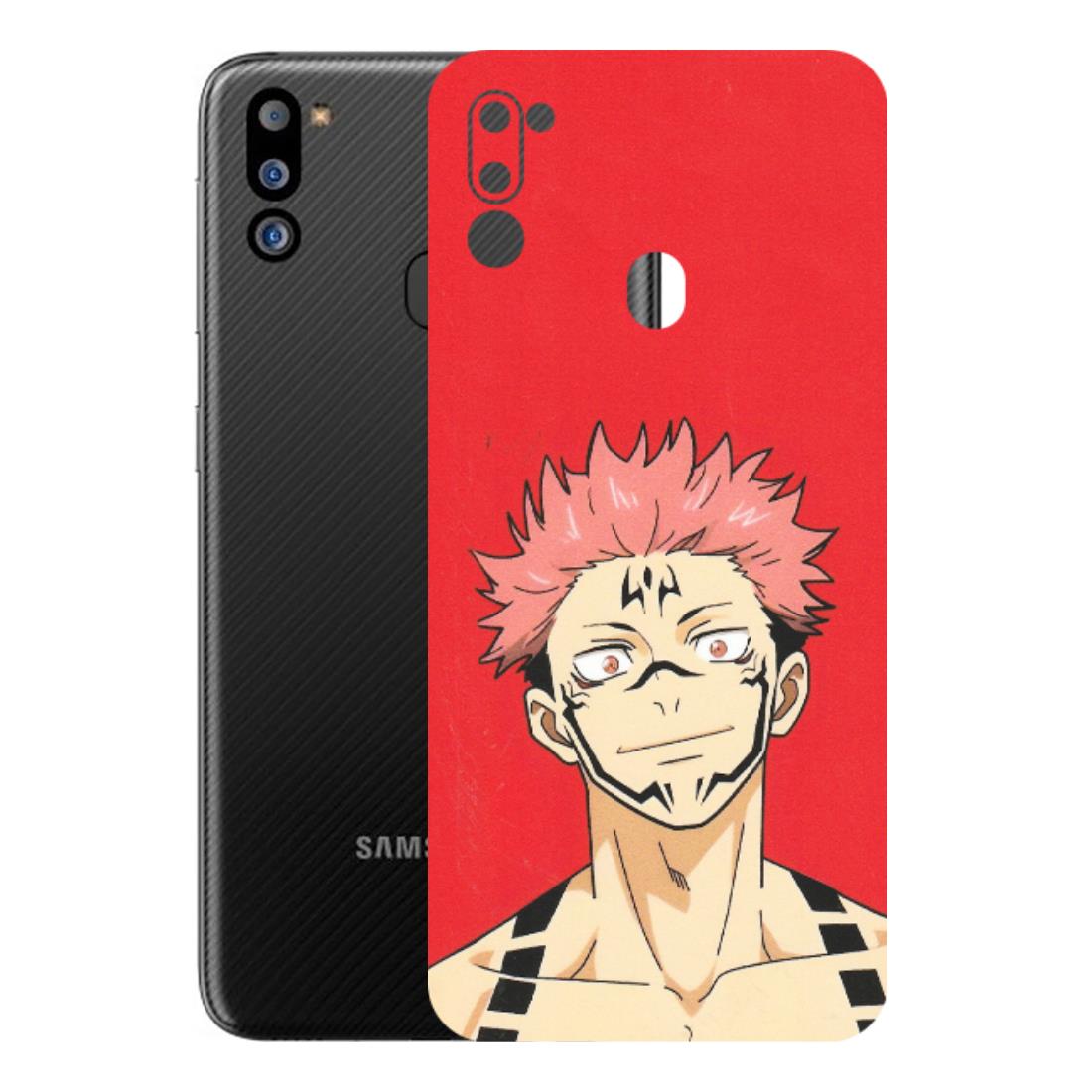 Samsung M/F/Note/Flip and C Phone Skins (All Models) - Ryomen Sukuna Fun Anime - Matte Finish (M-153) Samsung Galaxy M21 2021