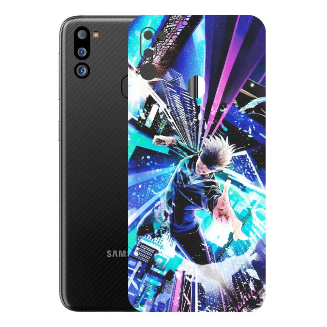 Samsung M/F/Note/Flip and C Phone Skins (All Models) - Manga Action Jujustu Kaisen Anime - Matte Finish (M-155) Samsung Galaxy M21 2021