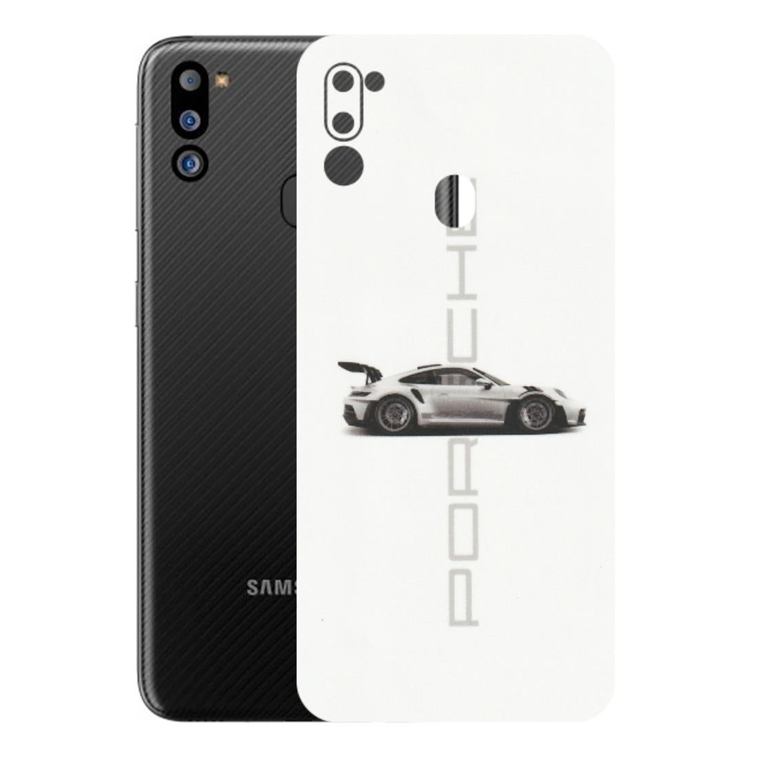 Samsung M/F/Note/Flip and C Phone Skins (All Models) - Porche Car Lover - Matte Finish (M-31) Samsung Galaxy M21 2021