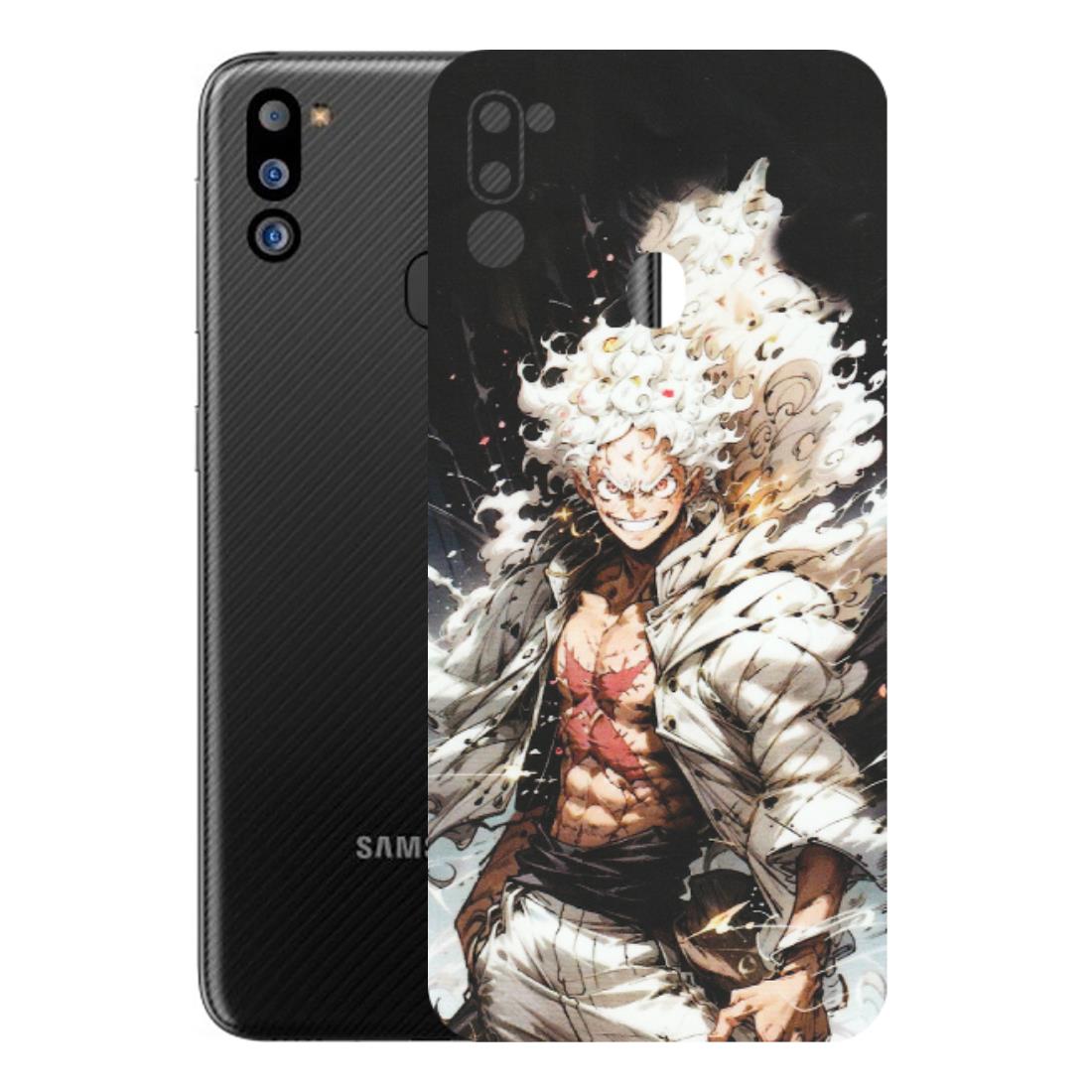 Samsung M/F/Note/Flip and C Phone Skins (All Models) - Anime Angry Classy Character - Matte Finish (M-34) Samsung Galaxy M21 2021