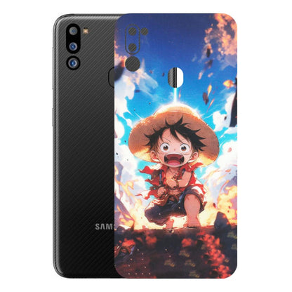 Samsung M/F/Note/Flip and C Phone Skins (All Models) - Toon One Piece Cute Character - Matte Finish (M-35) Samsung Galaxy M21 2021