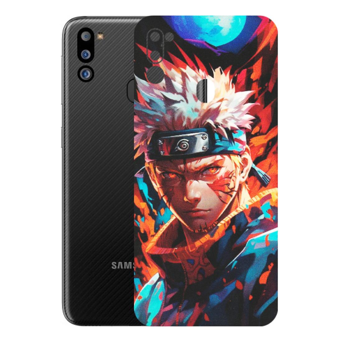 Samsung M/F/Note/Flip and C Phone Skins (All Models) - Anime Ferocious Character - Matte Finish (M-44) Samsung Galaxy M21 2021