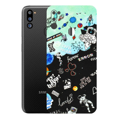 Samsung M/F/Note/Flip and C Phone Skins (All Models) - Living In A Space Dream - Matte Finish (M-46) Samsung Galaxy M21 2021