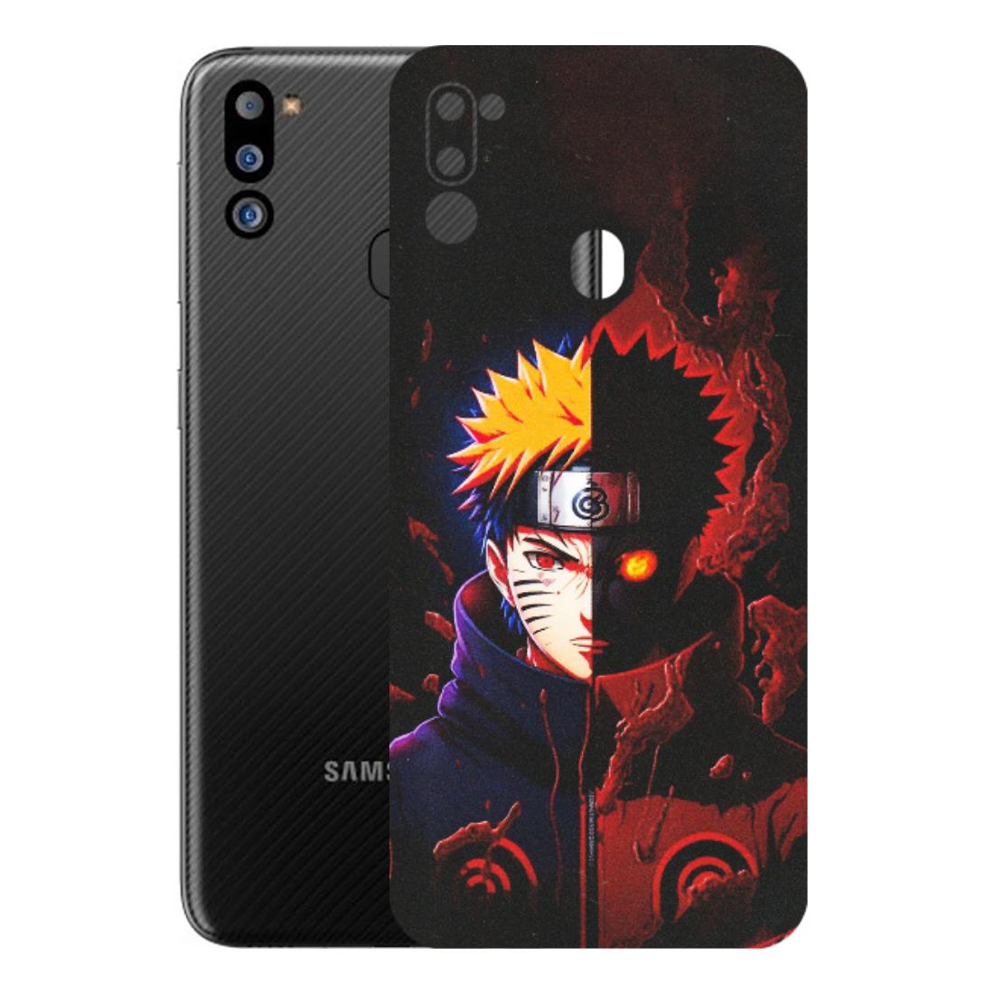 Samsung M/F/Note/Flip and C Phone Skins (All Models) - Naruto X Evil - Matte Finish (M-70) Samsung Galaxy M21 2021