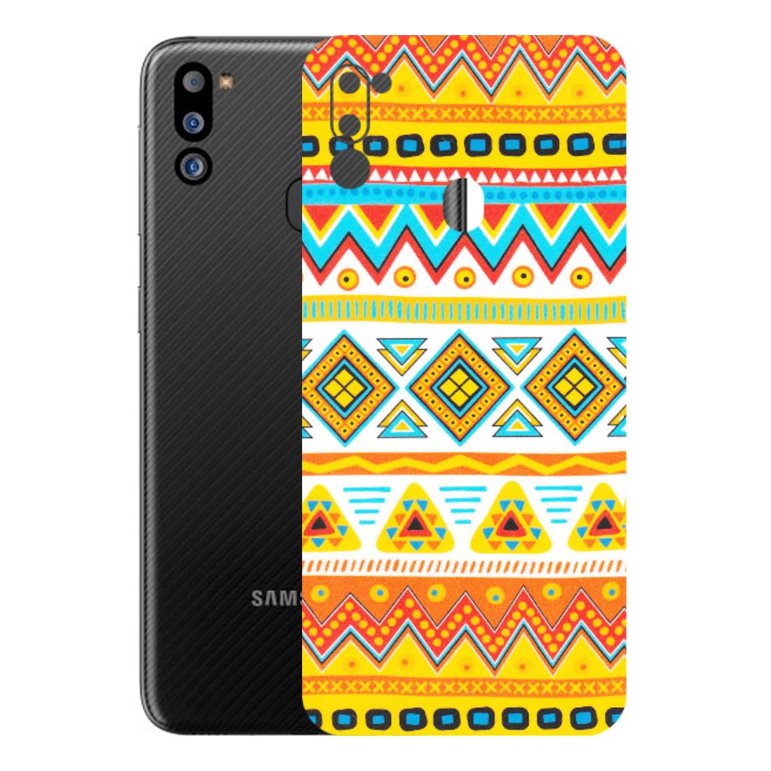 Samsung M/F/Note/Flip and C Phone Skins (All Models) - Mexican Abstract - Matte Finish (M-71) Samsung Galaxy M21 2021