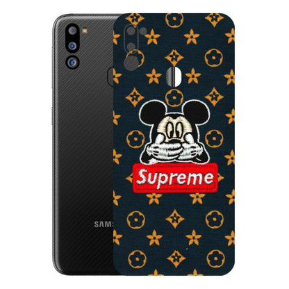 Samsung M/F/Note/Flip and C Phone Skins (All Models) - Mickey Supreme - Matte Finish (M-83) Samsung Galaxy M21 2021