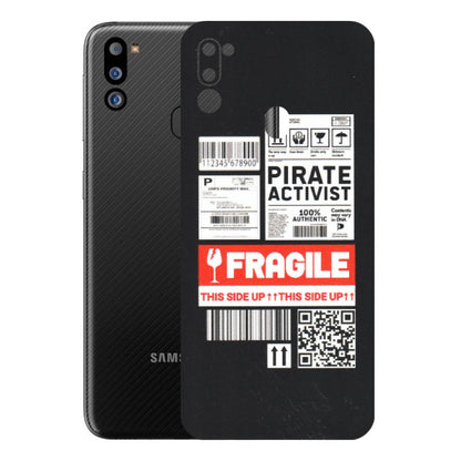 Samsung M/F/Note/Flip and C Phone Skins (All Models) - Handle With Care - Matte Finish (M-99) Samsung Galaxy M21 2021