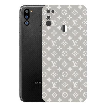 Samsung M/F/Note/Flip and C Phone Skins (All Models) - Luxury Brands Logo - Transparent Finish (T-07) Samsung Galaxy M21 2021