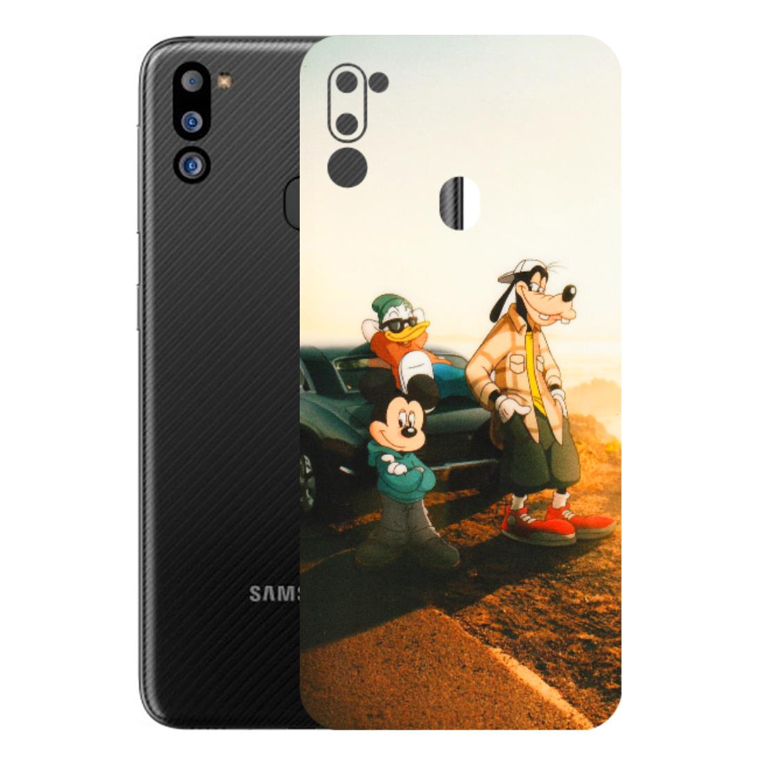Samsung M/F/Note/Flip and C Phone Skins (All Models) - Hello Mr. Goofy - Transparent Finish (T-13) Samsung Galaxy M21 2021