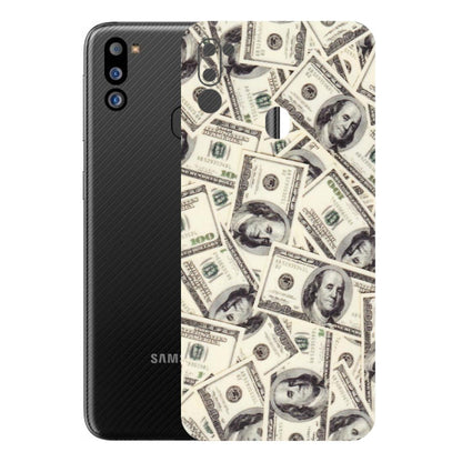 Samsung M/F/Note/Flip and C Phone Skins (All Models) - Dollar Lover - Transparent Finish (T-17) Samsung Galaxy M21 2021