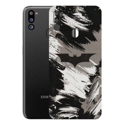 Samsung M/F/Note/Flip and C Phone Skins (All Models) - Batman Fleece DC - Transparent Finish (T-19) Samsung Galaxy M21 2021