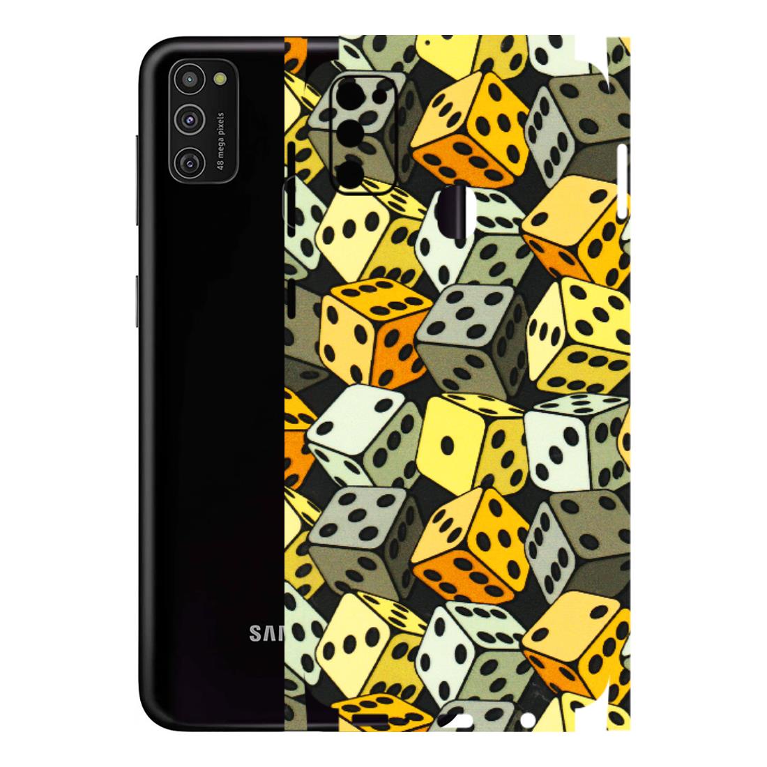 Samsung M/F/Note/Flip and C Phone Skins (All Models) - Dices Of Life - 3D Embossed Finish (L-04) Samsung Galaxy M21