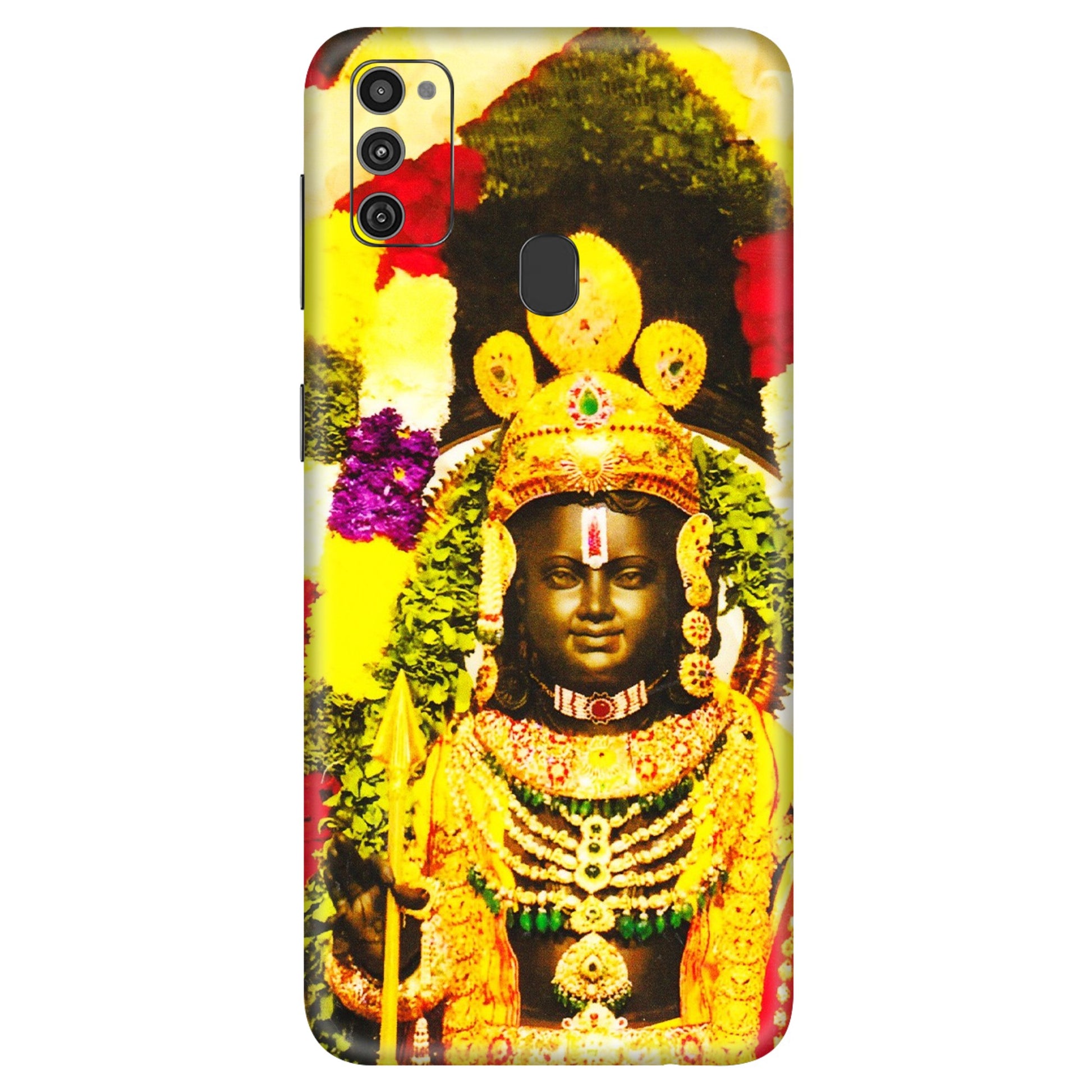Samsung M/F/Note/Flip and C Phone Skins (All Models) - Ram Lalla Ayodhya - 3D Embossed Finish (L-103) Samsung Galaxy M21