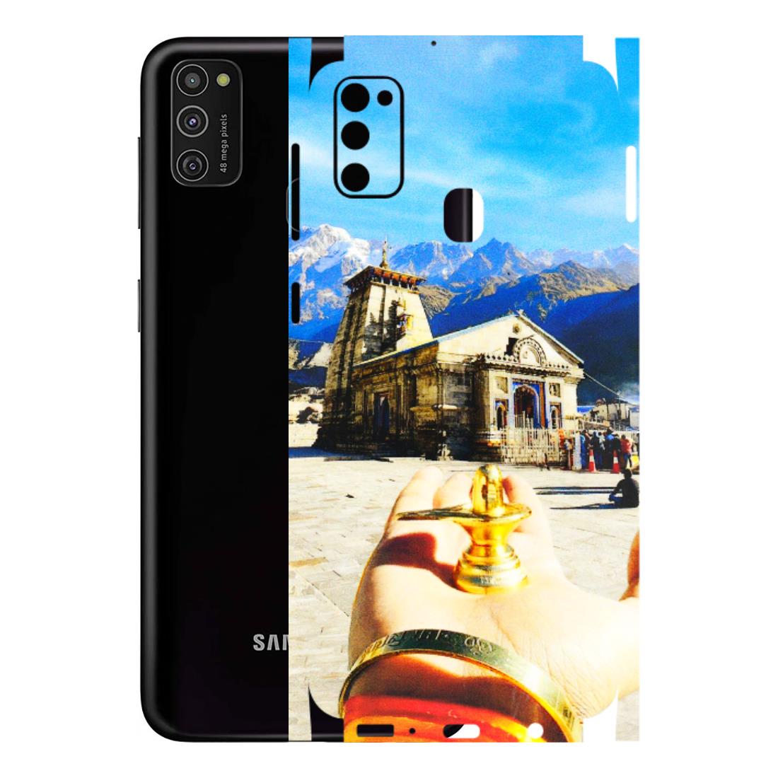 Samsung M/F/Note/Flip and C Phone Skins (All Models) - Beauty of Kedarnath - 3D Embossed Finish (L-108) Samsung Galaxy M21