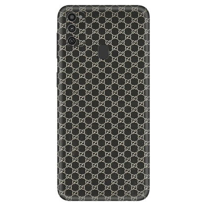 Samsung M/F/Note/Flip and C Phone Skins (All Models) - Black G Print - 3D Embossed Finish (L-109) Samsung Galaxy M21