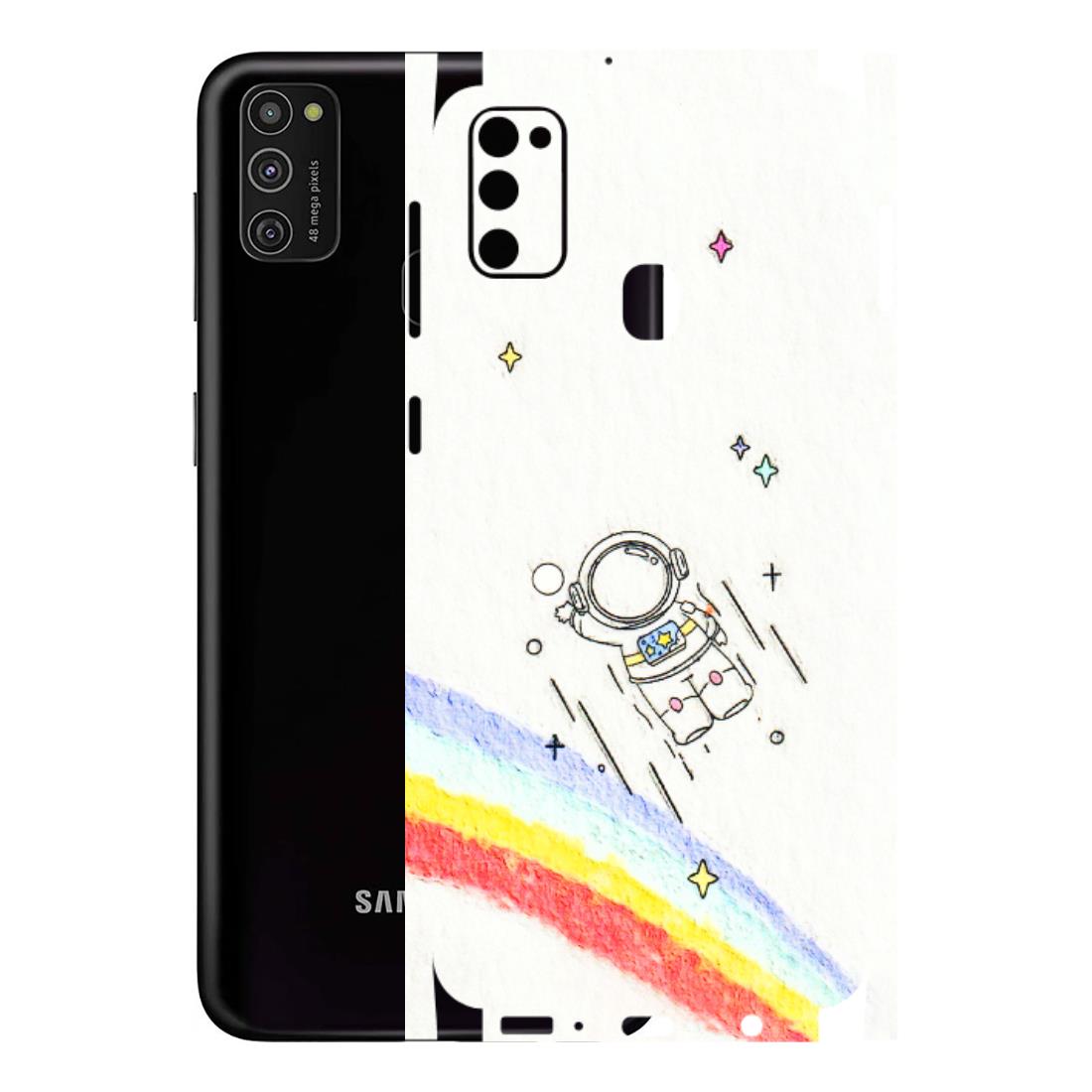 Samsung M/F/Note/Flip and C Phone Skins (All Models) - Milkyway Astronaut - 3D Embossed Finish (L-110) Samsung Galaxy M21