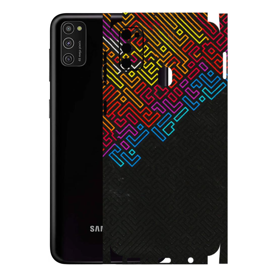 Samsung M/F/Note/Flip and C Phone Skins (All Models) - Dotme Pattern Art - 3D Embossed Finish (L-121) Samsung Galaxy M21