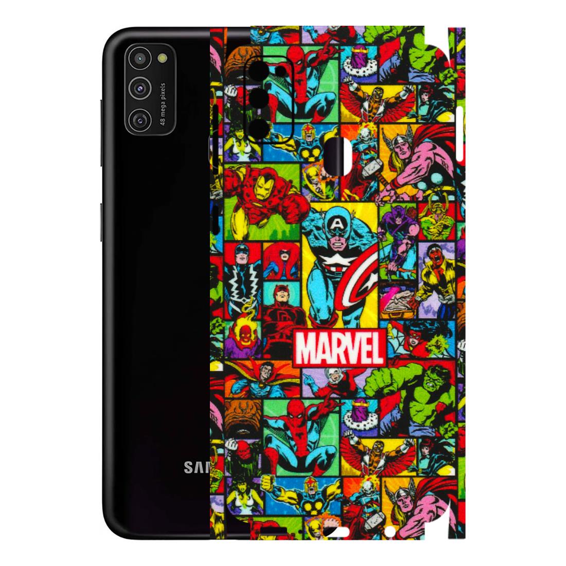 Samsung M/F/Note/Flip and C Phone Skins (All Models) - MARVELOUS Comic Characters - 3D Embossed Finish (L-129) Samsung Galaxy M21