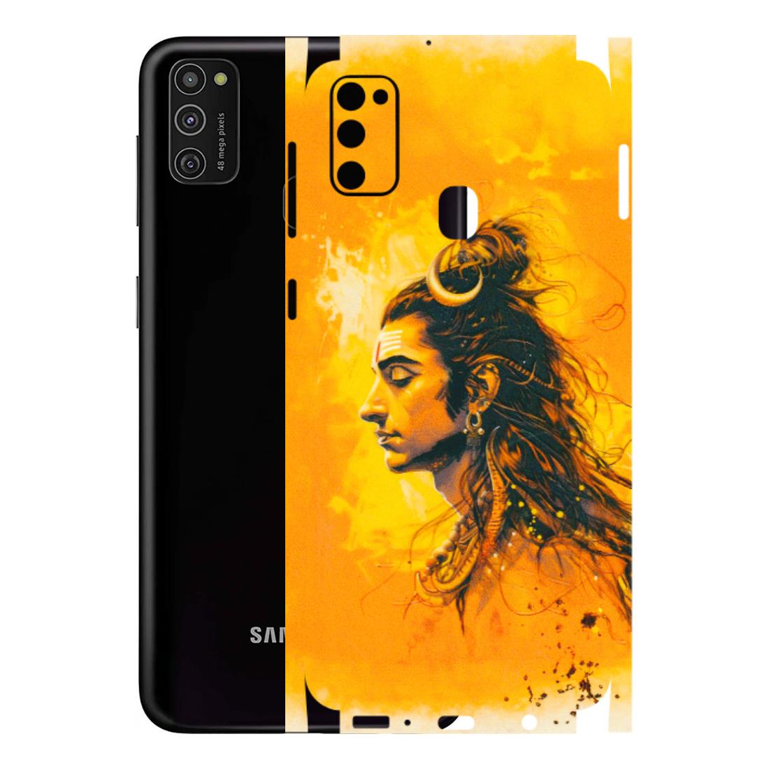 Samsung M/F/Note/Flip and C Phone Skins (All Models) - Shiv Shakti - 3D Embossed Finish (L-14) Samsung Galaxy M21