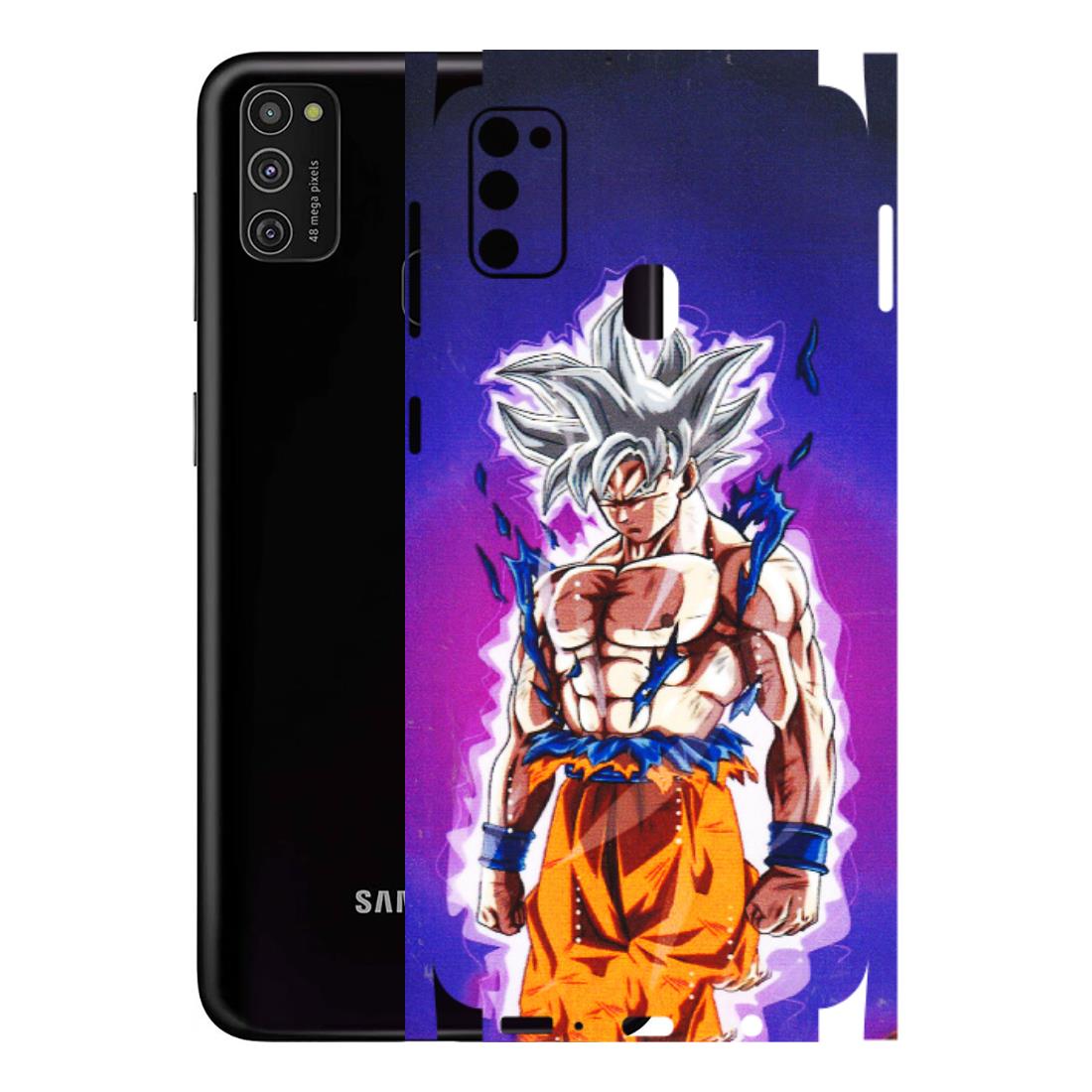 Samsung M/F/Note/Flip and C Phone Skins (All Models) - Goku Purple Anime - 3D Embossed Finish (L-147) Samsung Galaxy M21