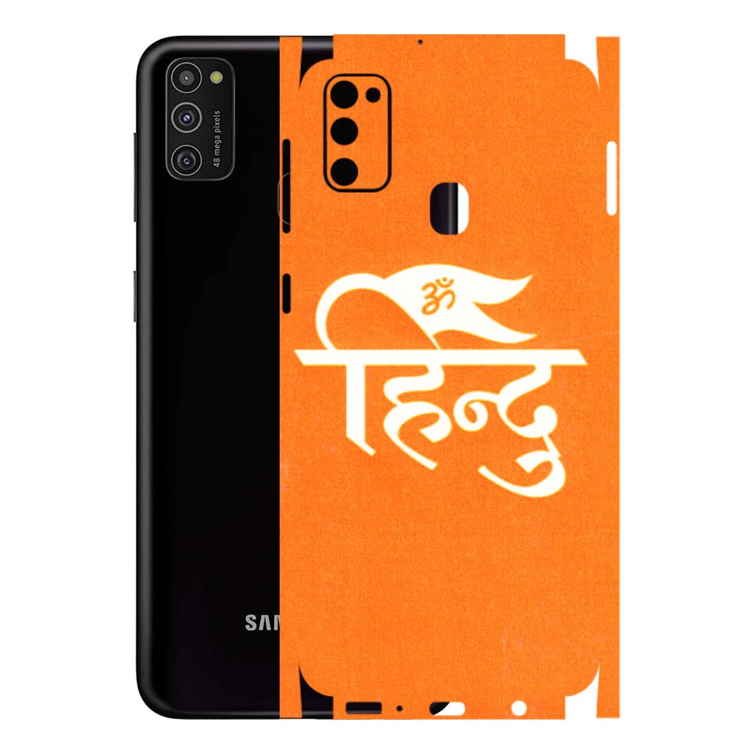 Samsung M/F/Note/Flip and C Phone Skins (All Models) - Hindu Kesari - 3D Embossed Finish (L-154) Samsung Galaxy M21