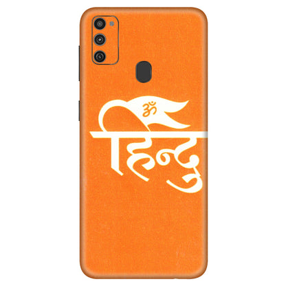 Samsung M/F/Note/Flip and C Phone Skins (All Models) - Hindu Kesari - 3D Embossed Finish (L-154) Samsung Galaxy M21