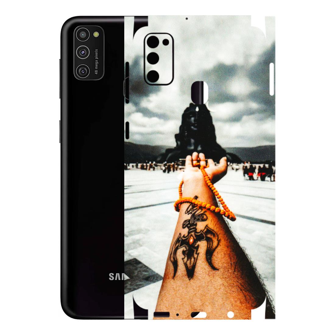 Samsung M/F/Note/Flip and C Phone Skins (All Models) - Jai Adiyogi Mahakaal - 3D Embossed Finish (L-164) Samsung Galaxy M21