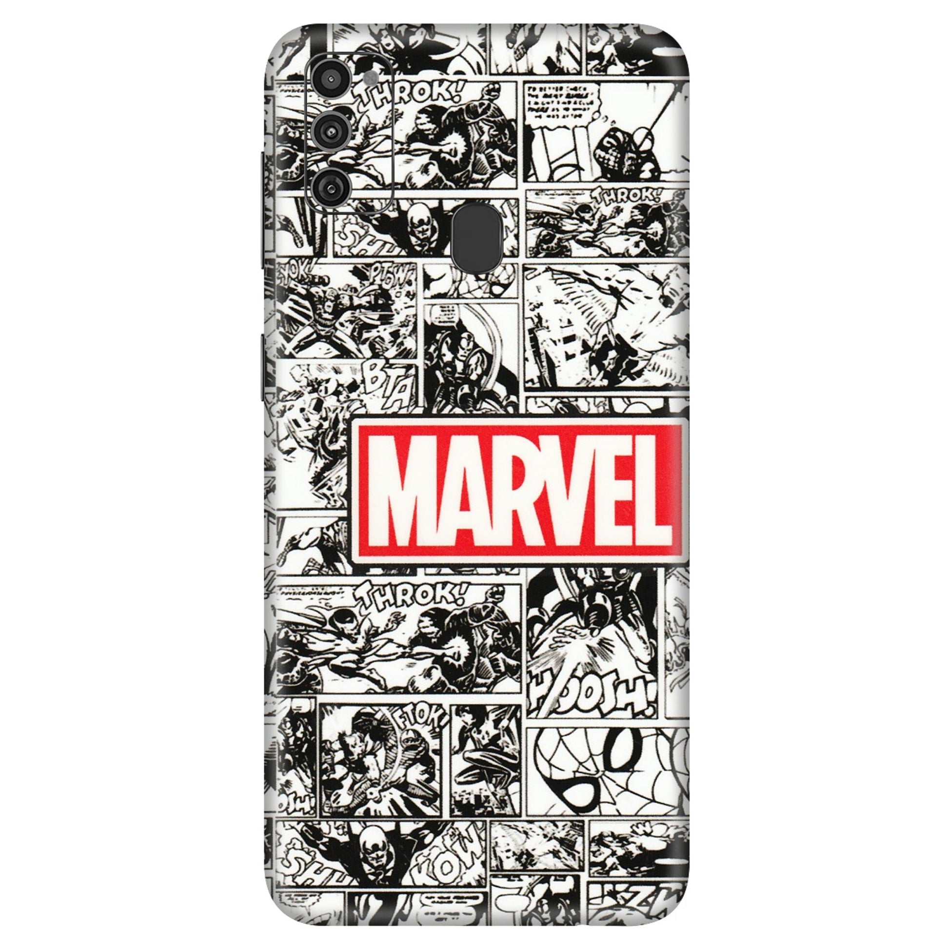 Samsung M/F/Note/Flip and C Phone Skins (All Models) - Marvel Comic - 3D Embossed Finish (L-171) Samsung Galaxy M21