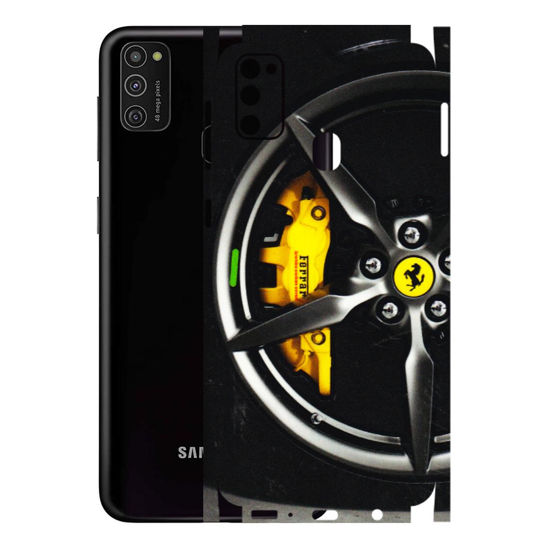 Samsung M/F/Note/Flip and C Phone Skins (All Models) - Ferrari Wheel Alloy - 3D Embossed Finish (L-173) Samsung Galaxy M21
