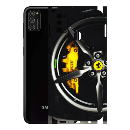 Samsung M/F/Note/Flip and C Phone Skins (All Models) - Ferrari Wheel Alloy - 3D Embossed Finish (L-173) Samsung Galaxy M21