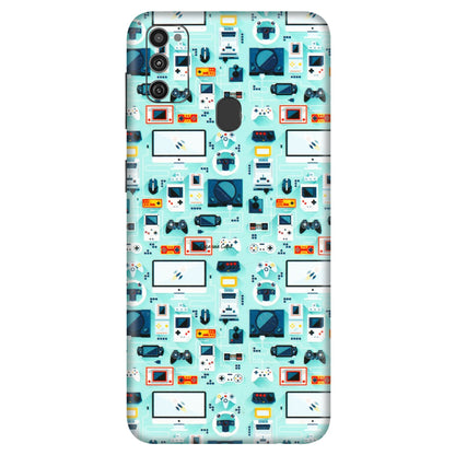 Samsung M/F/Note/Flip and C Phone Skins (All Models) - Gadgets Doodle - 3D Embossed Finish (L-184) Samsung Galaxy M21