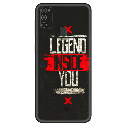 Samsung M/F/Note/Flip and C Phone Skins (All Models) - Legend Inside You - 3D Embossed Finish (L-186) Samsung Galaxy M21