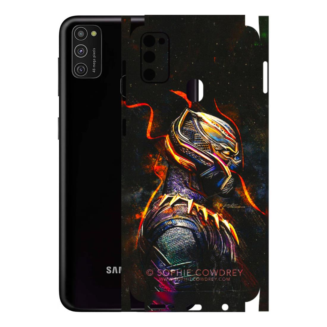 Samsung M/F/Note/Flip and C Phone Skins (All Models) - Black Panther - 3D Embossed Finish (L-190) Samsung Galaxy M21