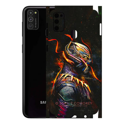Samsung M/F/Note/Flip and C Phone Skins (All Models) - Black Panther - 3D Embossed Finish (L-190) Samsung Galaxy M21