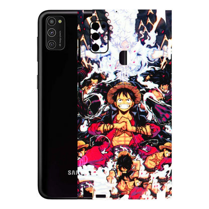 Samsung M/F/Note/Flip and C Phone Skins (All Models) - Luffy Anime Character - 3D Embossed Finish (L-203) Samsung Galaxy M21