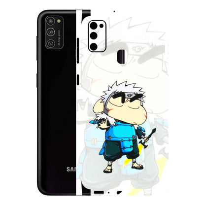 Samsung M/F/Note/Flip and C Phone Skins (All Models) - Angry Young Shinchan - 3D Embossed Finish (L-226) Samsung Galaxy M21